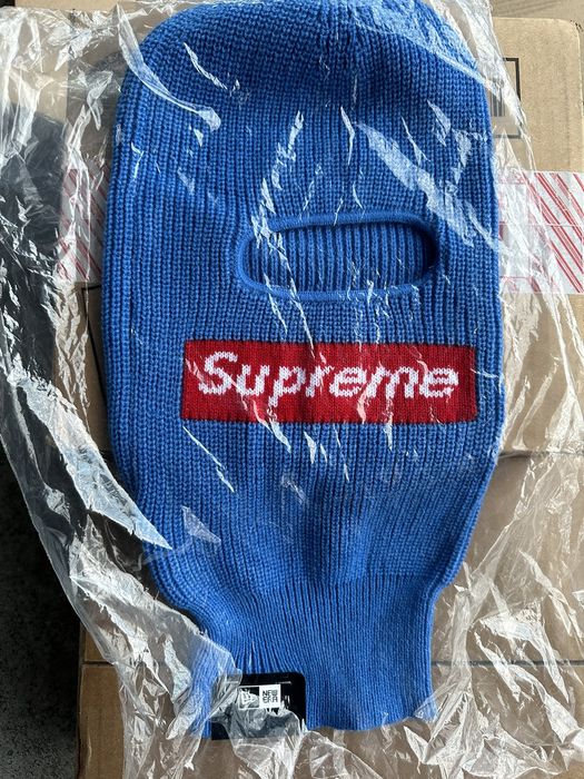 Supreme Supreme New Era Box Logo Balaclava Shiesty Blue | Grailed