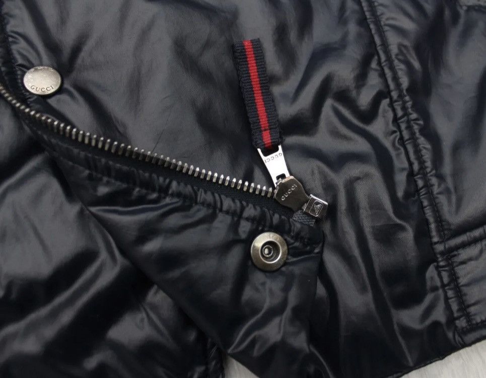 Gucci Men's RARE GUCCI Biker Full Zip Jacket Quilted Navy 50 ~S-M Size US M / EU 48-50 / 2 - 15 Thumbnail