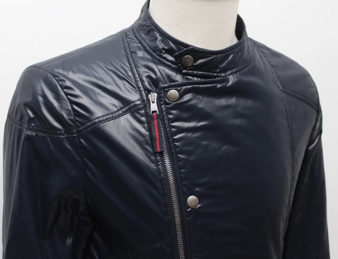 Gucci Men's RARE GUCCI Biker Full Zip Jacket Quilted Navy 50 ~S-M Size US M / EU 48-50 / 2 - 6 Thumbnail
