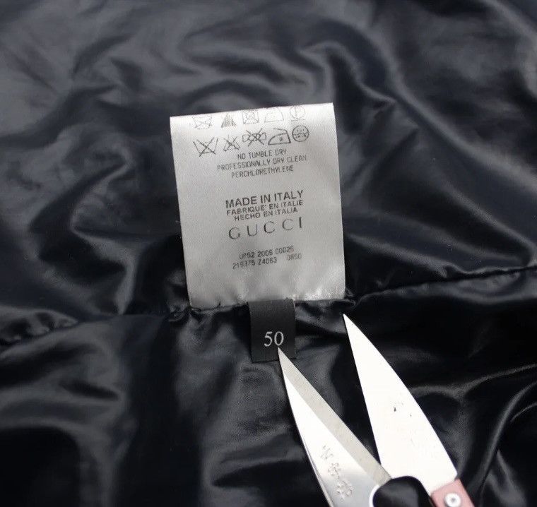 Gucci Men's RARE GUCCI Biker Full Zip Jacket Quilted Navy 50 ~S-M Size US M / EU 48-50 / 2 - 19 Thumbnail
