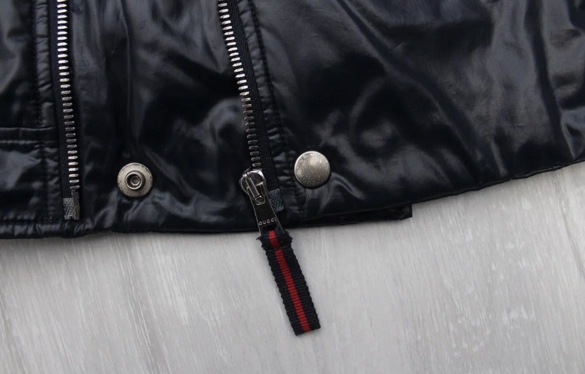 Gucci Men's RARE GUCCI Biker Full Zip Jacket Quilted Navy 50 ~S-M Size US M / EU 48-50 / 2 - 16 Thumbnail