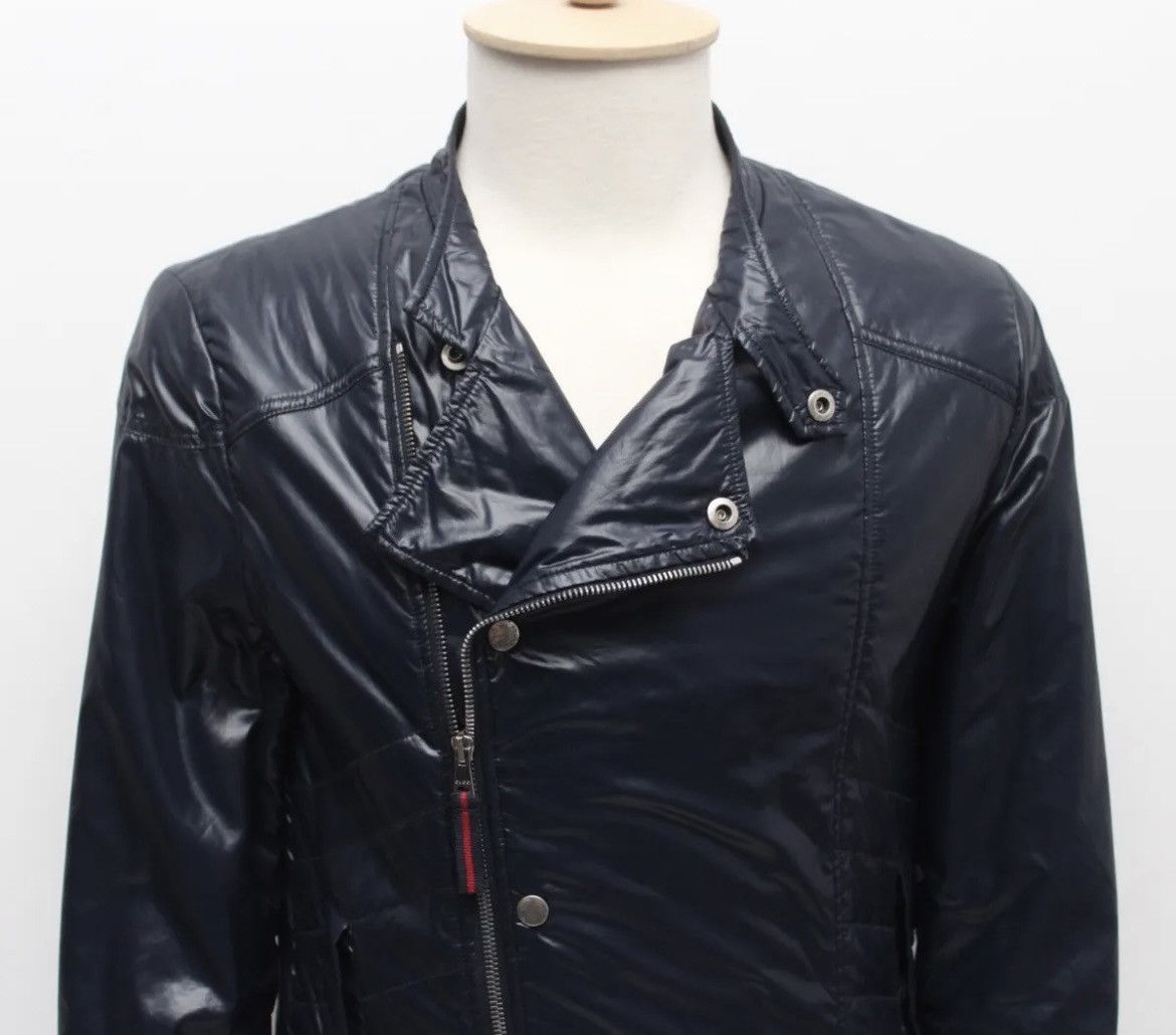 Gucci Men's RARE GUCCI Biker Full Zip Jacket Quilted Navy 50 ~S-M Size US M / EU 48-50 / 2 - 3 Thumbnail