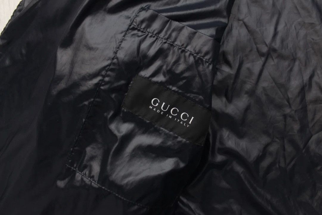 Gucci Men's RARE GUCCI Biker Full Zip Jacket Quilted Navy 50 ~S-M Size US M / EU 48-50 / 2 - 17 Thumbnail