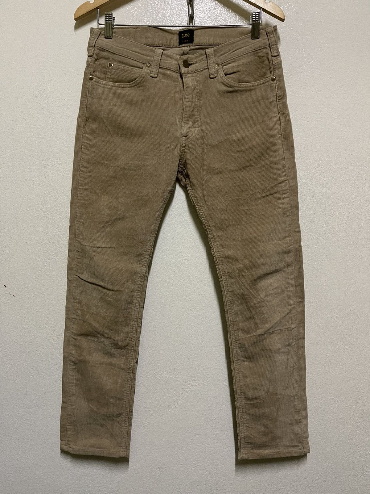 image of Beams Plus x Lee Beams Corduroy Stretchable Pants in Brown, Men's (Size 30)