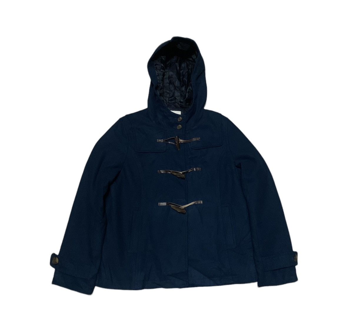 Japanese Brand Earth Music&Ecology Wool Duffle Jacket