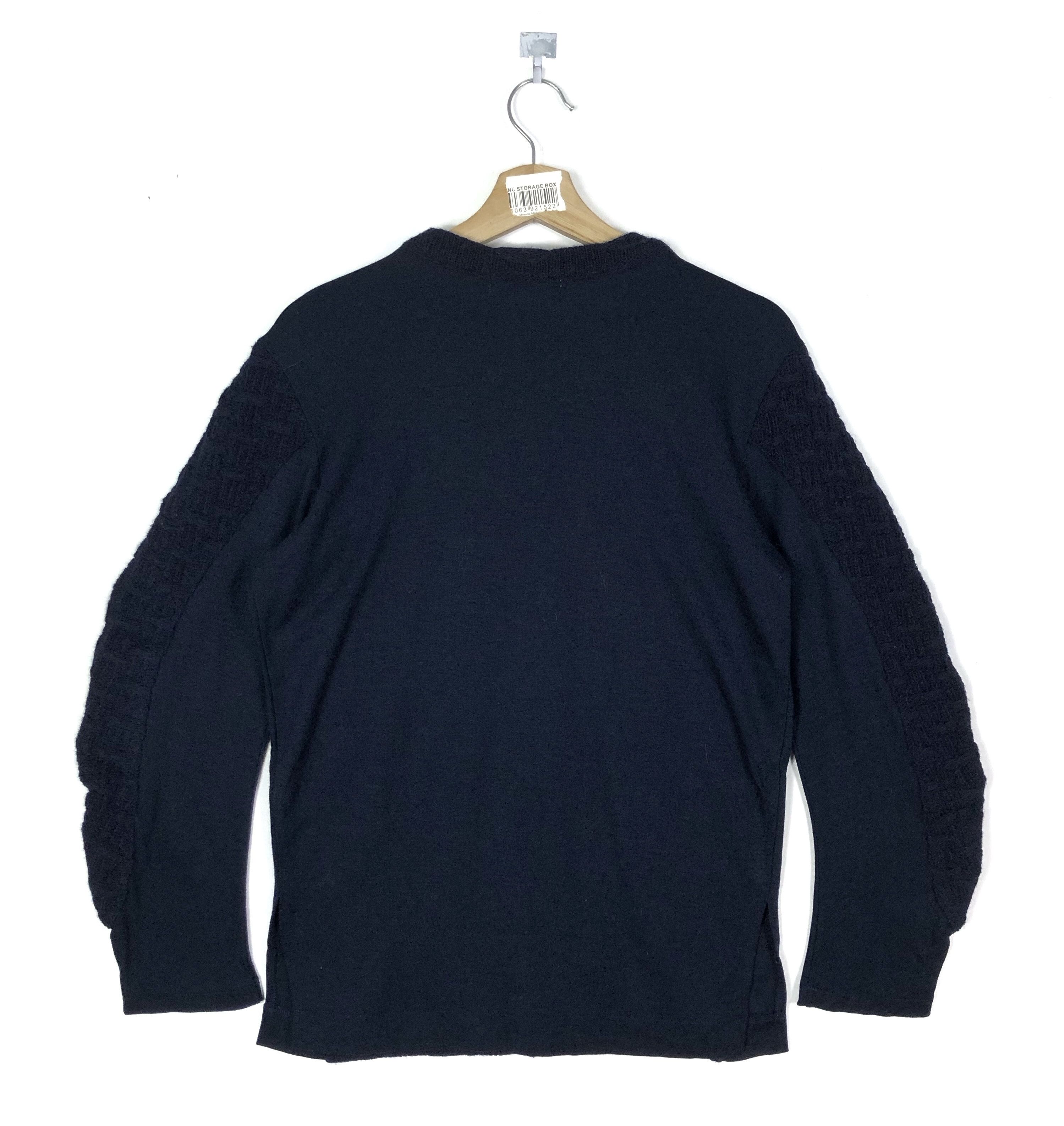 Issey Miyake RARE🔥TC A-NET MIYAKE KNIT FRONT/SIDE TEXTURED WOOL PULLOVER Size US M / EU 48-50 / 2 - 4 Thumbnail