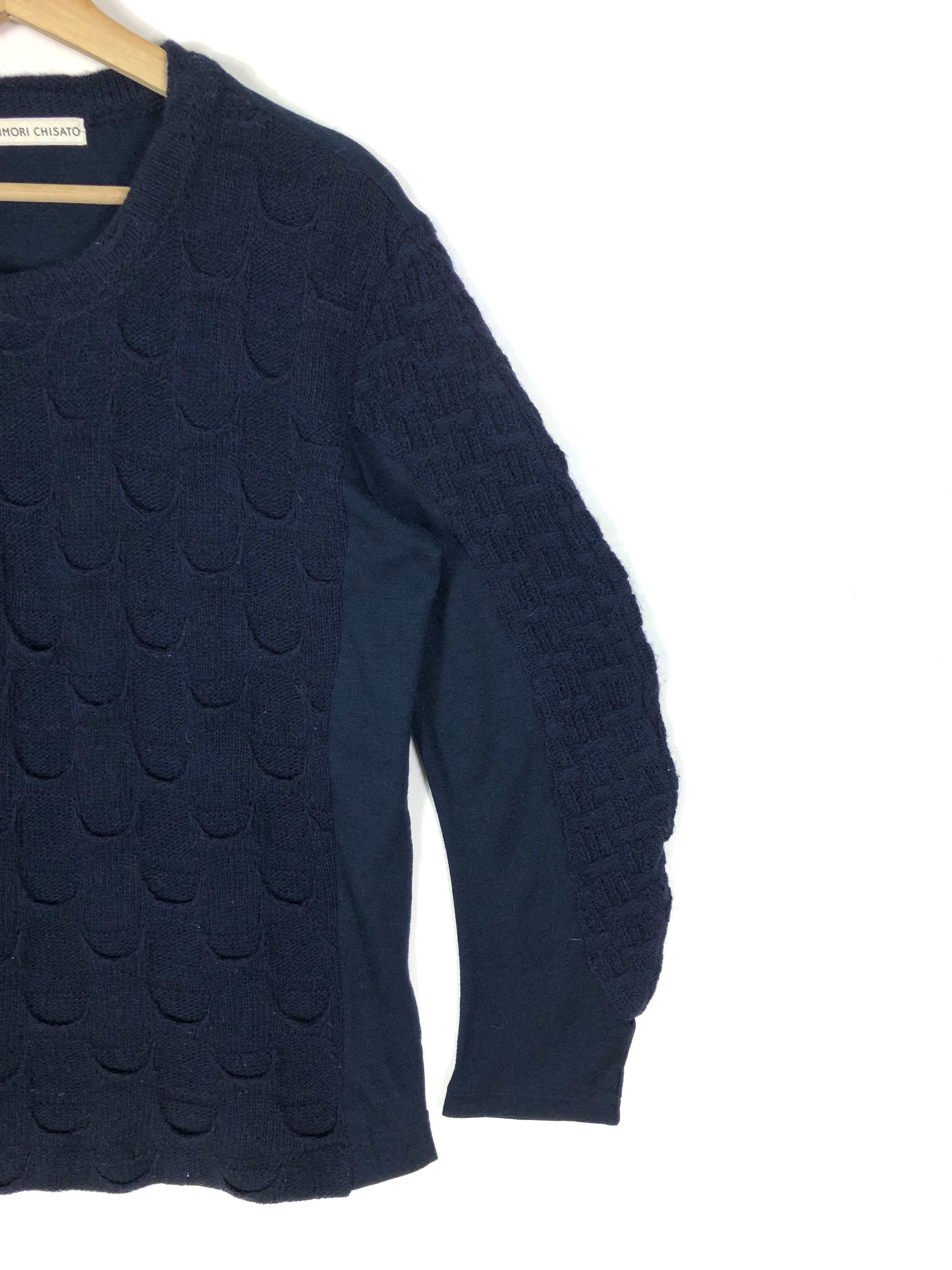 Issey Miyake RARE🔥TC A-NET MIYAKE KNIT FRONT/SIDE TEXTURED WOOL PULLOVER Size US M / EU 48-50 / 2 - 6 Thumbnail