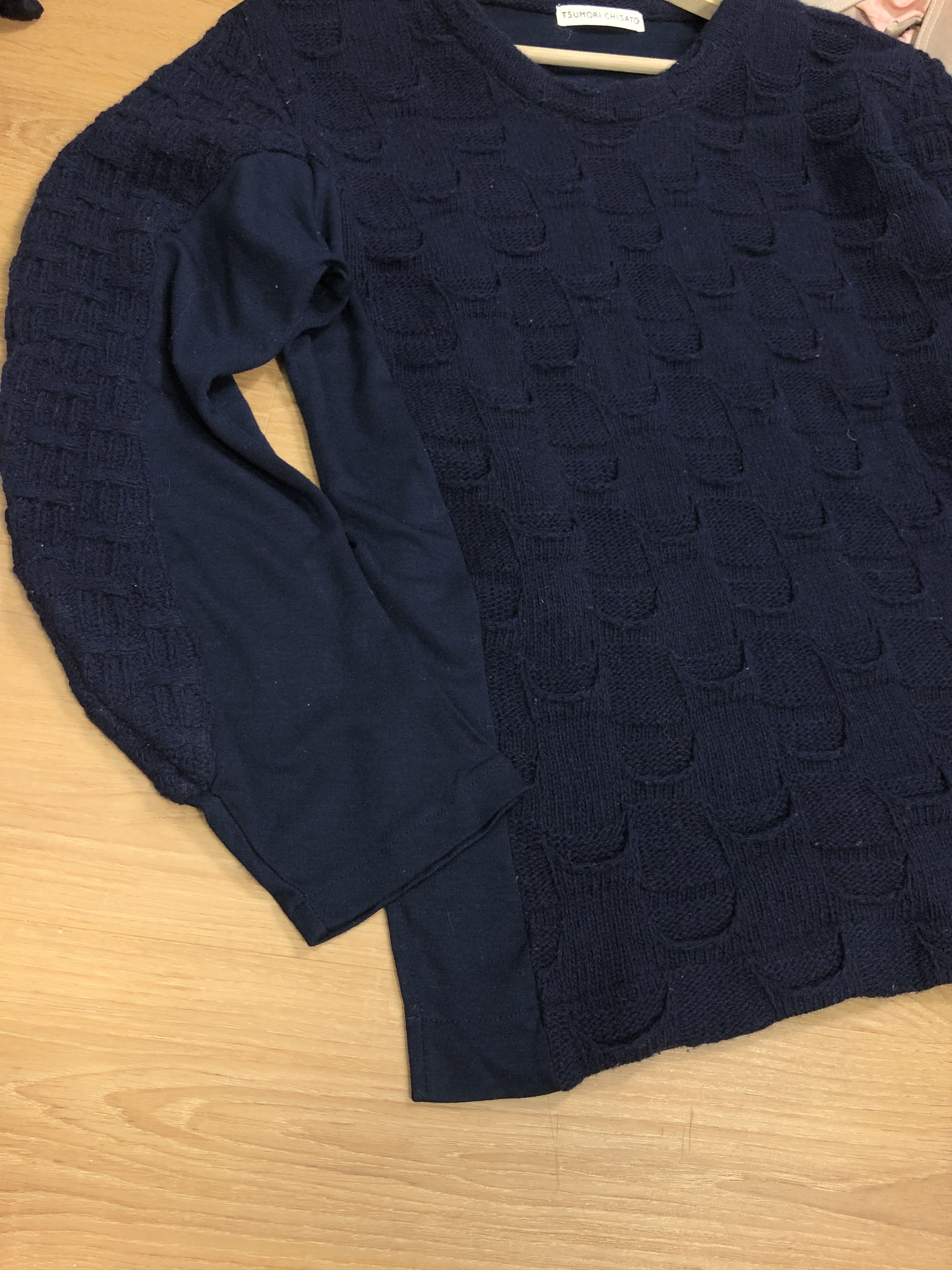 Issey Miyake RARE🔥TC A-NET MIYAKE KNIT FRONT/SIDE TEXTURED WOOL PULLOVER Size US M / EU 48-50 / 2 - 8 Thumbnail