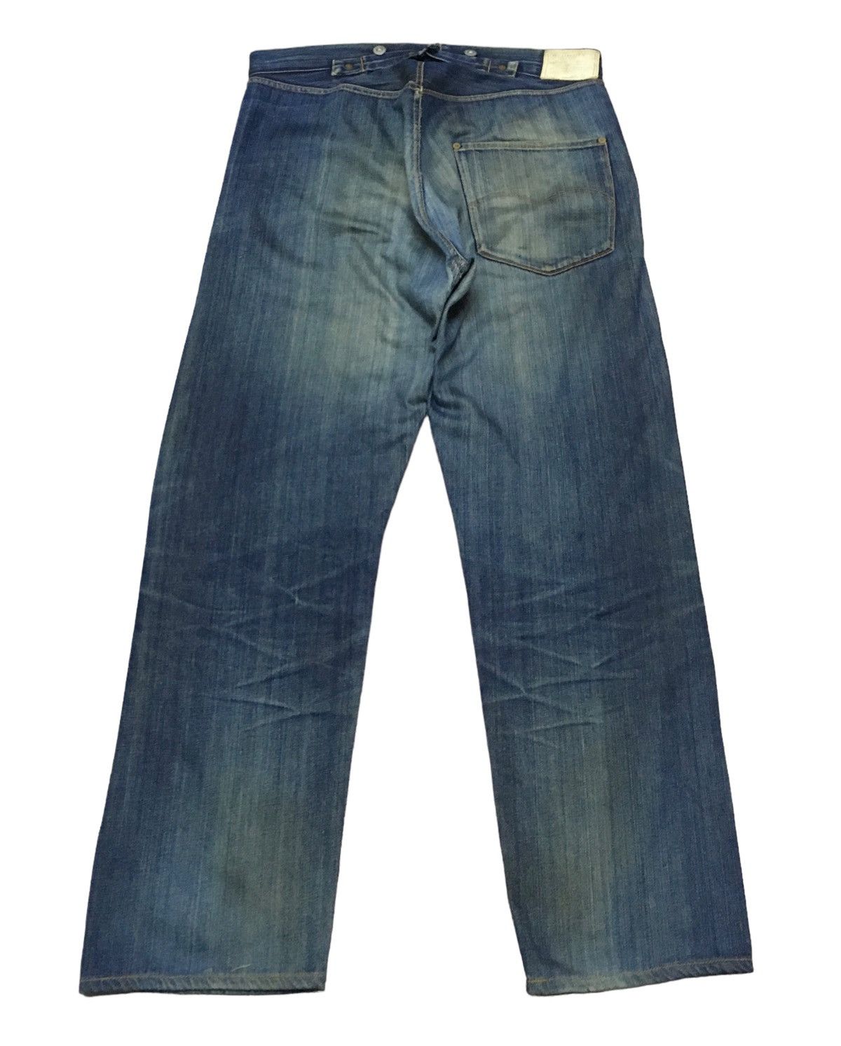 Levi's Rare Design Vintage Levis Lot 201 Buckle Belt Jeans 1990s Size US 36 / EU 52 - 3 Thumbnail