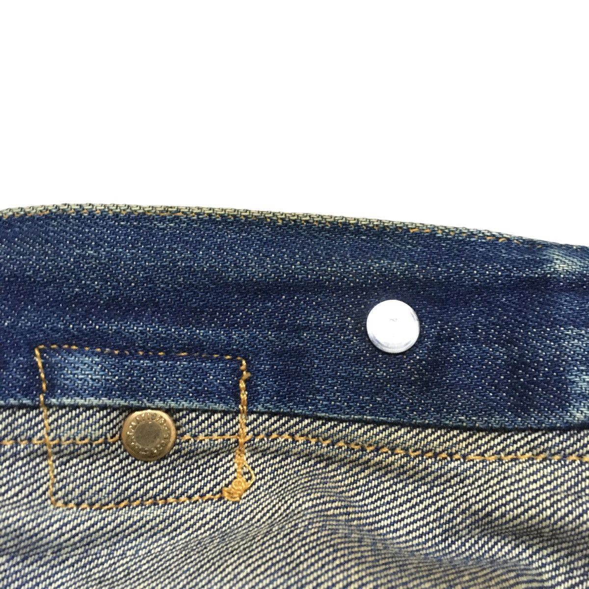 Levi's Rare Design Vintage Levis Lot 201 Buckle Belt Jeans 1990s Size US 36 / EU 52 - 9 Thumbnail