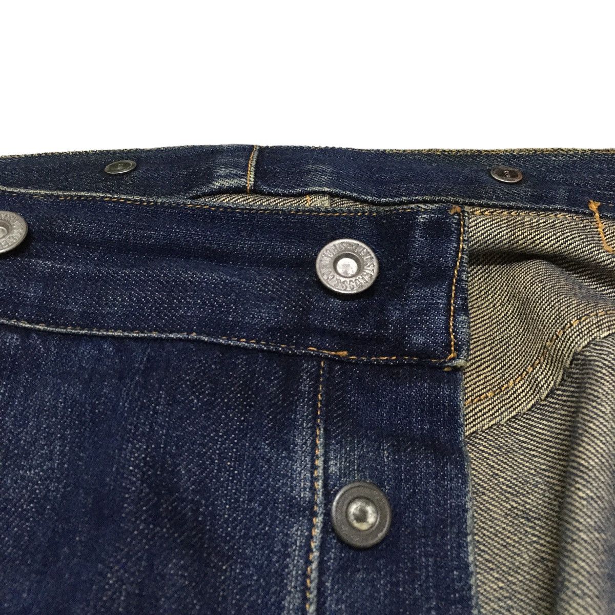 Levi's Rare Design Vintage Levis Lot 201 Buckle Belt Jeans 1990s Size US 36 / EU 52 - 8 Thumbnail
