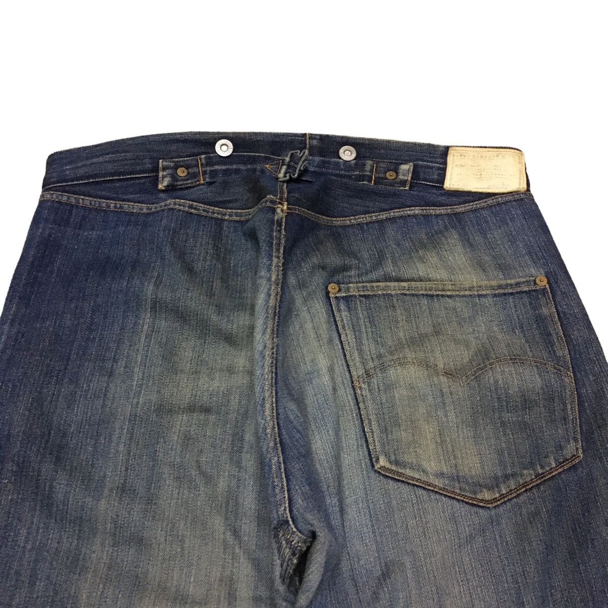 Levi's Rare Design Vintage Levis Lot 201 Buckle Belt Jeans 1990s Size US 36 / EU 52 - 5 Thumbnail