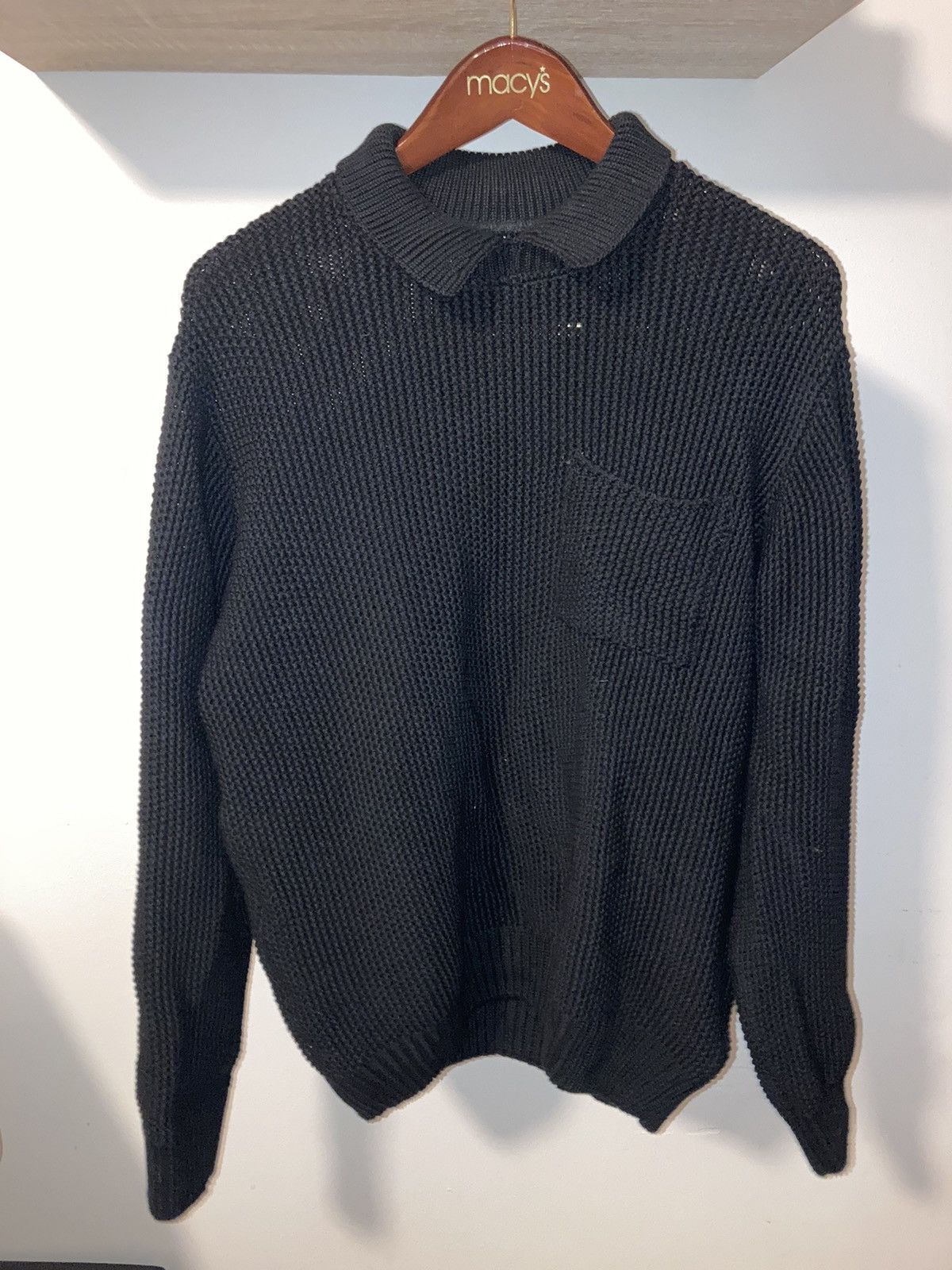 Noah Seed Stitch Collar Sweater noah ニット