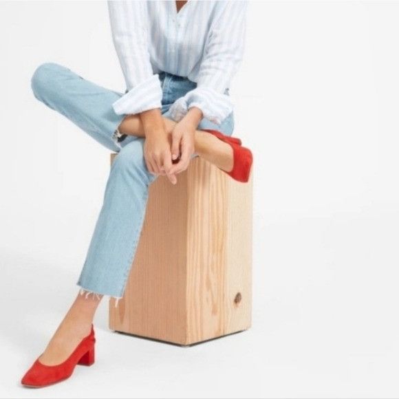 everlane red day heel