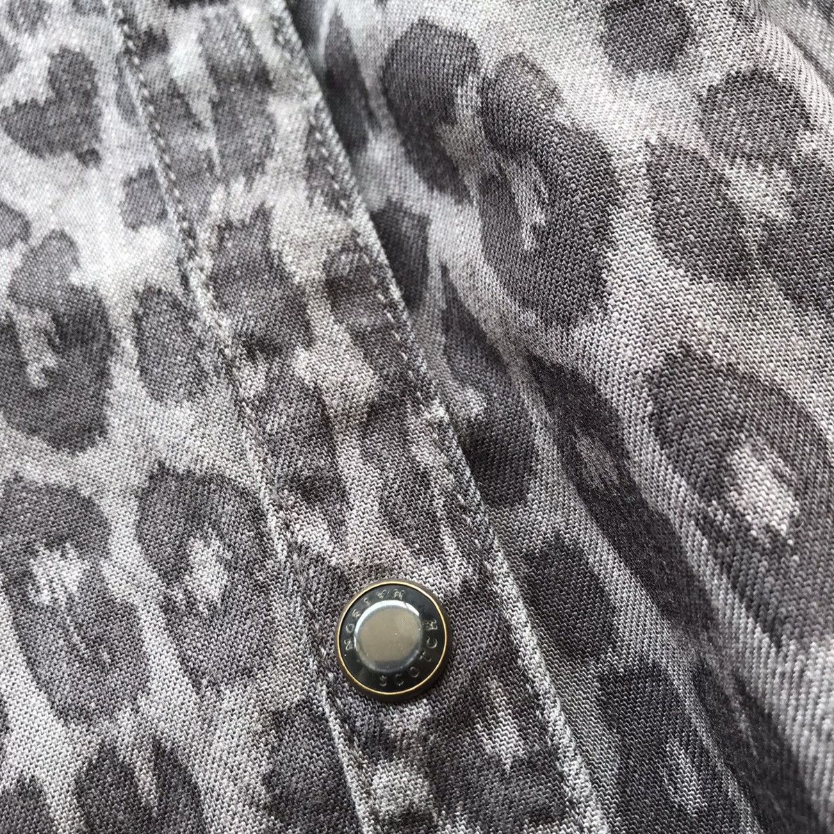 If Six Was Nine × Japanese Brand × Le Grande Bleu (L.G.B.) 🔥Maison scotch punk radar black Leopard shirt Size US M / EU 48-50 / 2 - 6 Thumbnail