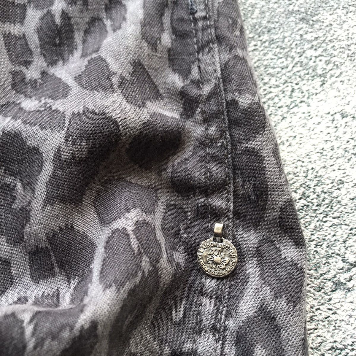 If Six Was Nine × Japanese Brand × Le Grande Bleu (L.G.B.) 🔥Maison scotch punk radar black Leopard shirt Size US M / EU 48-50 / 2 - 5 Thumbnail