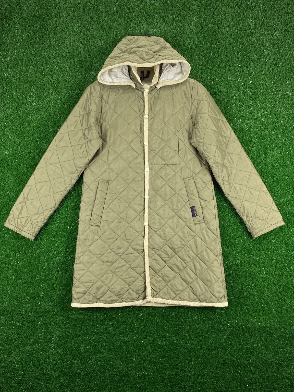 Vintage England Lavenham Quilted Jacket Parka Coat