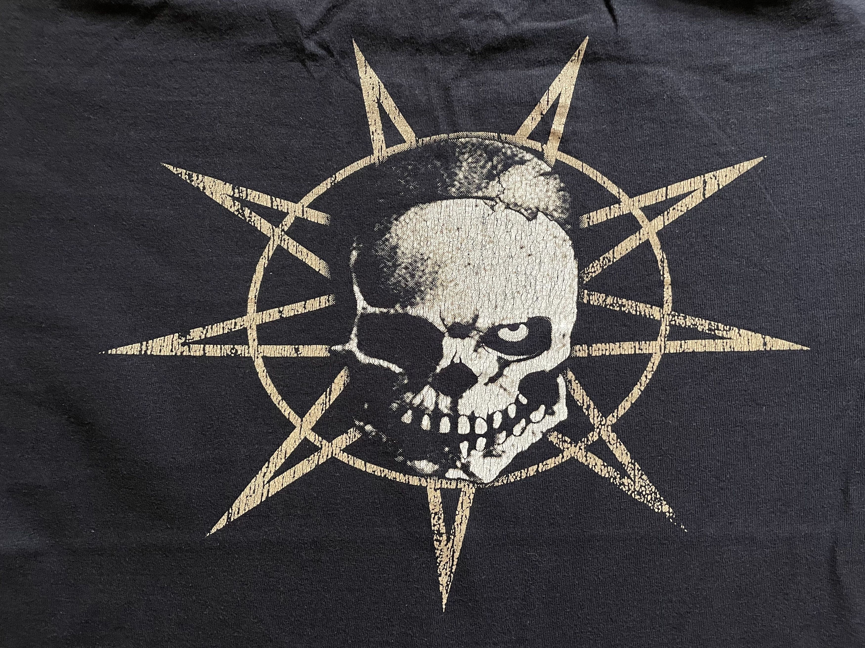 Band Tees × Slipknot Vintage Slipknot The Gray Chapter Tee Drill Hype Y2K Size US M / EU 48-50 / 2 - 11 Thumbnail