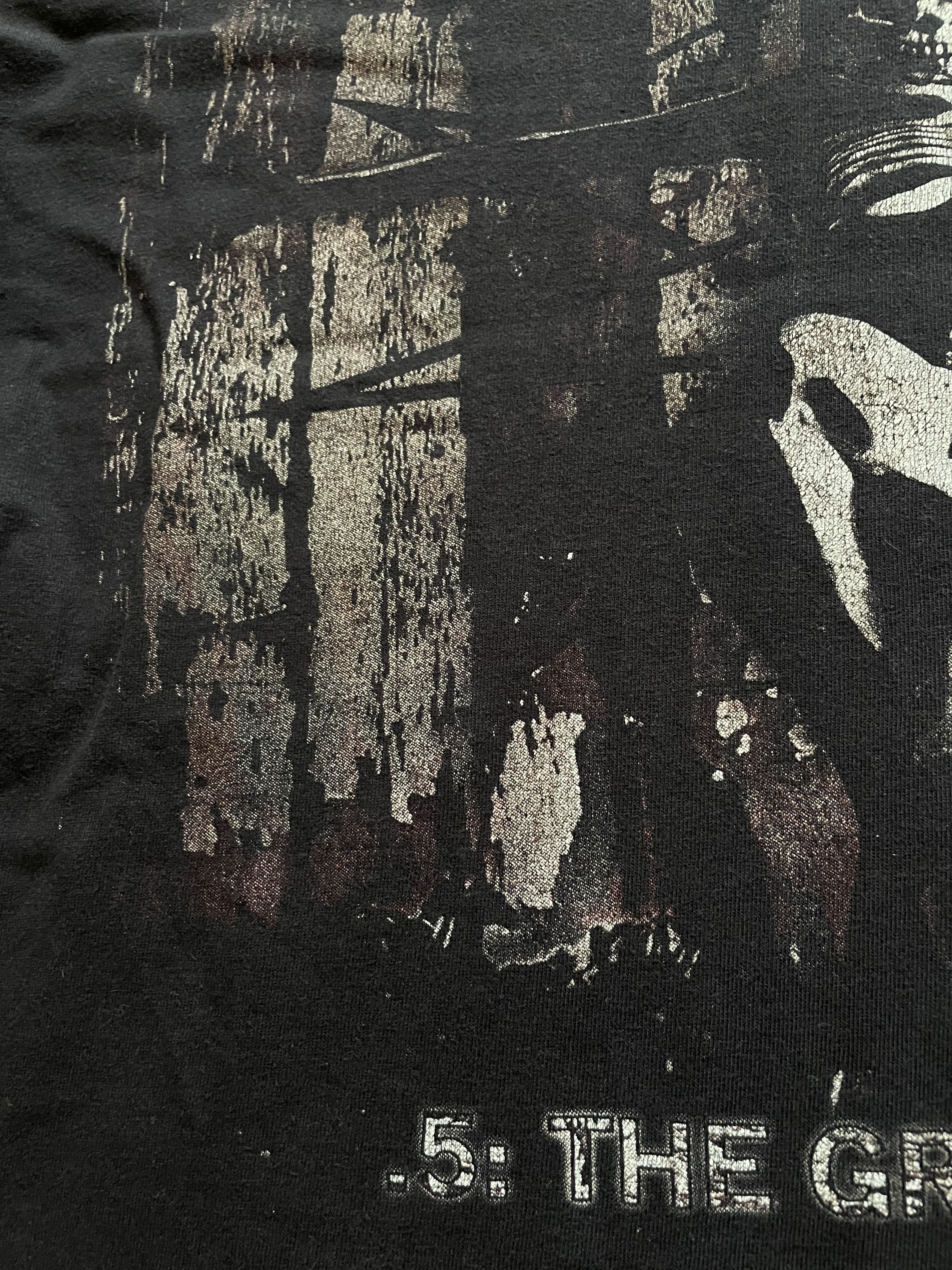 Band Tees × Slipknot Vintage Slipknot The Gray Chapter Tee Drill Hype Y2K Size US M / EU 48-50 / 2 - 6 Thumbnail