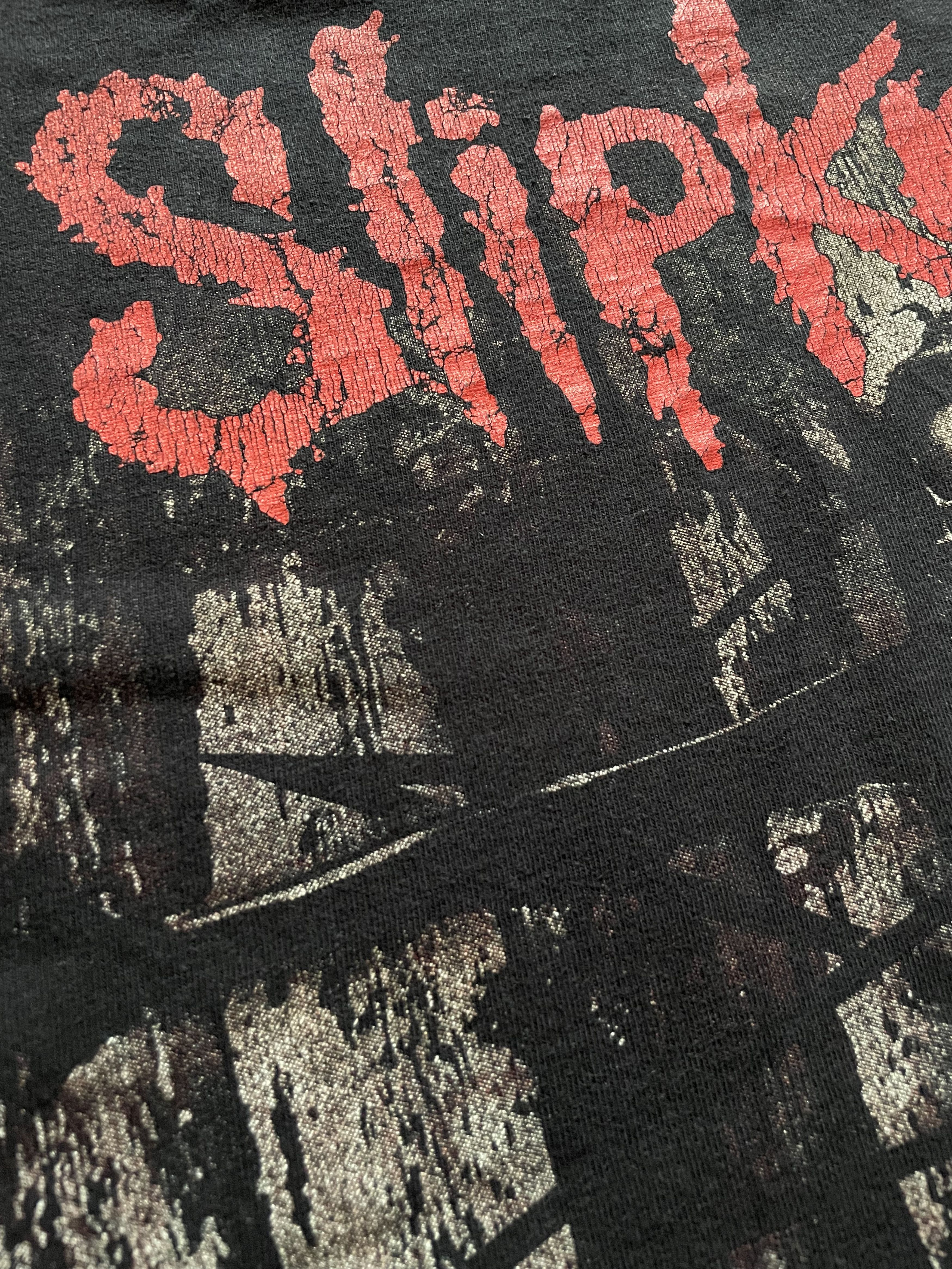 Band Tees × Slipknot Vintage Slipknot The Gray Chapter Tee Drill Hype Y2K Size US M / EU 48-50 / 2 - 4 Thumbnail