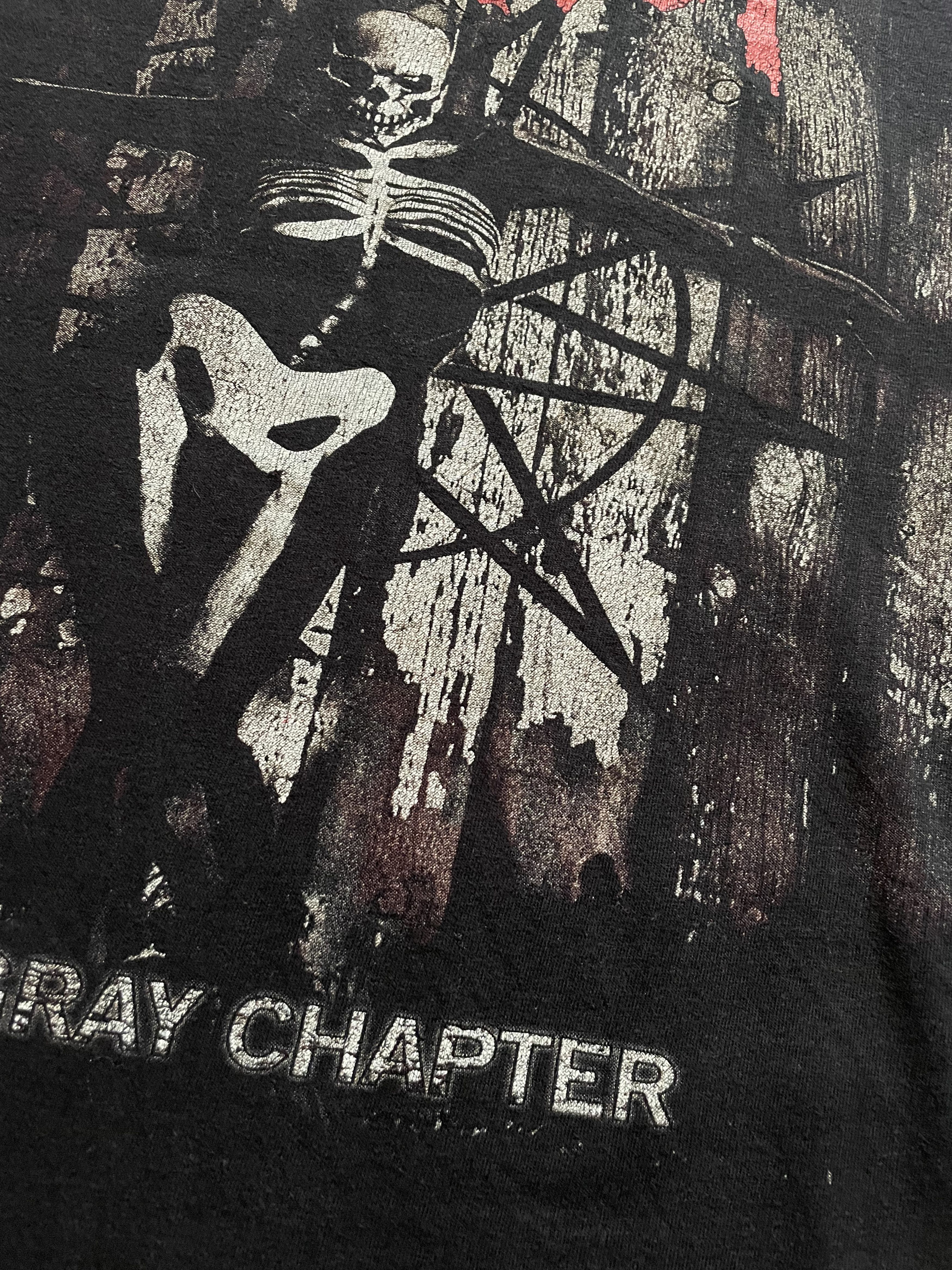 Band Tees × Slipknot Vintage Slipknot The Gray Chapter Tee Drill Hype Y2K Size US M / EU 48-50 / 2 - 7 Thumbnail