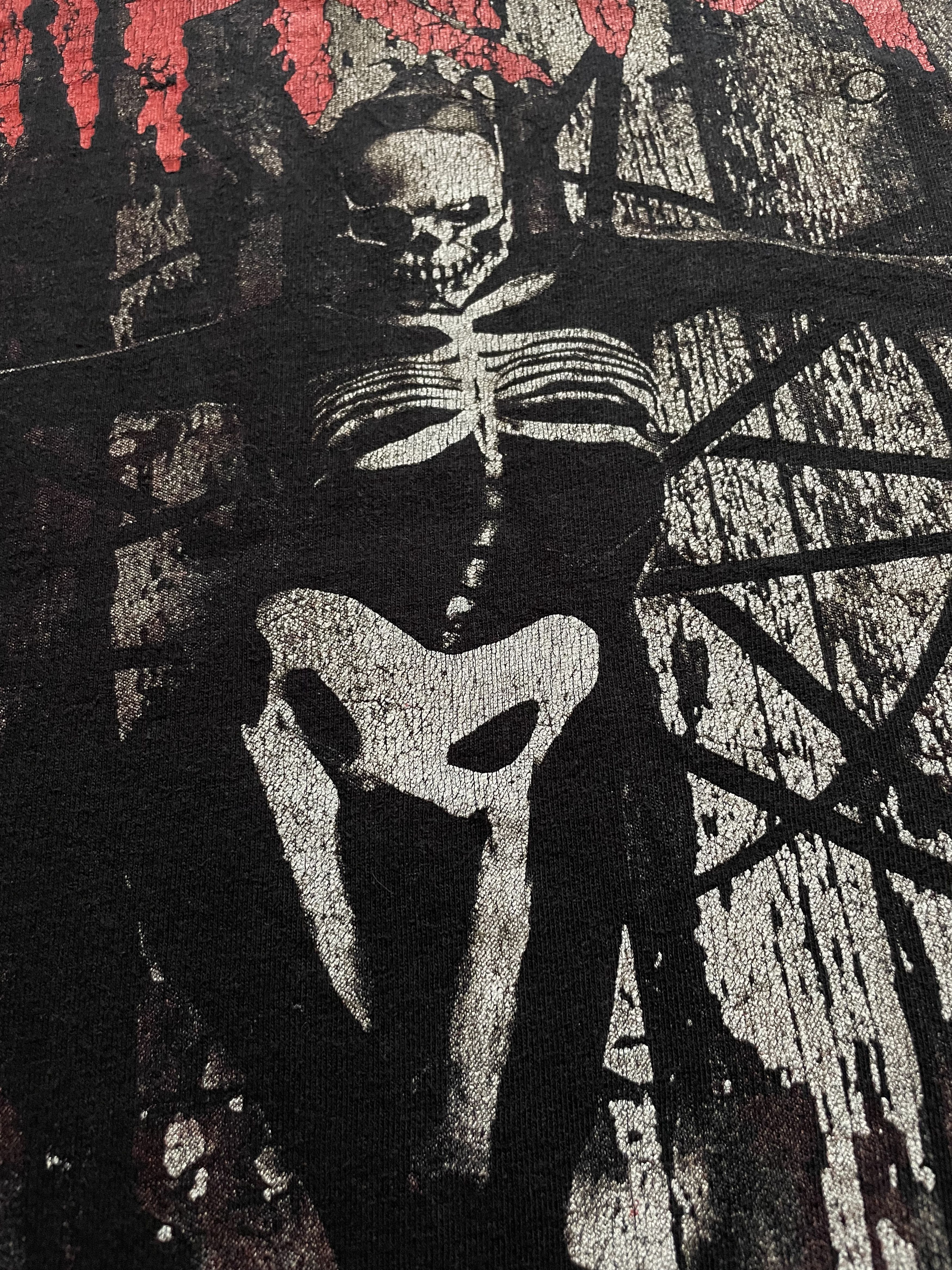 Band Tees × Slipknot Vintage Slipknot The Gray Chapter Tee Drill Hype Y2K Size US M / EU 48-50 / 2 - 8 Thumbnail