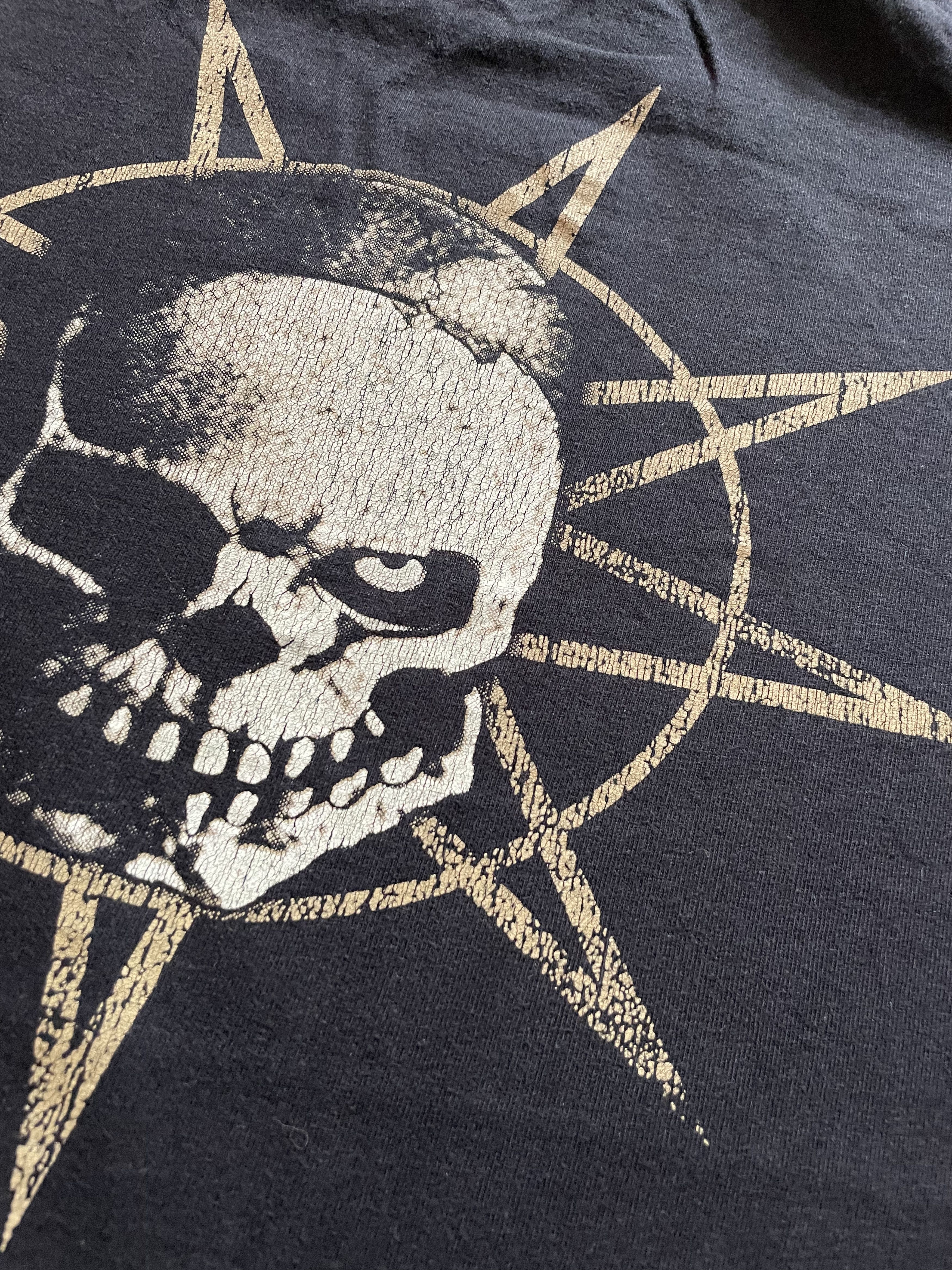 Band Tees × Slipknot Vintage Slipknot The Gray Chapter Tee Drill Hype Y2K Size US M / EU 48-50 / 2 - 13 Thumbnail