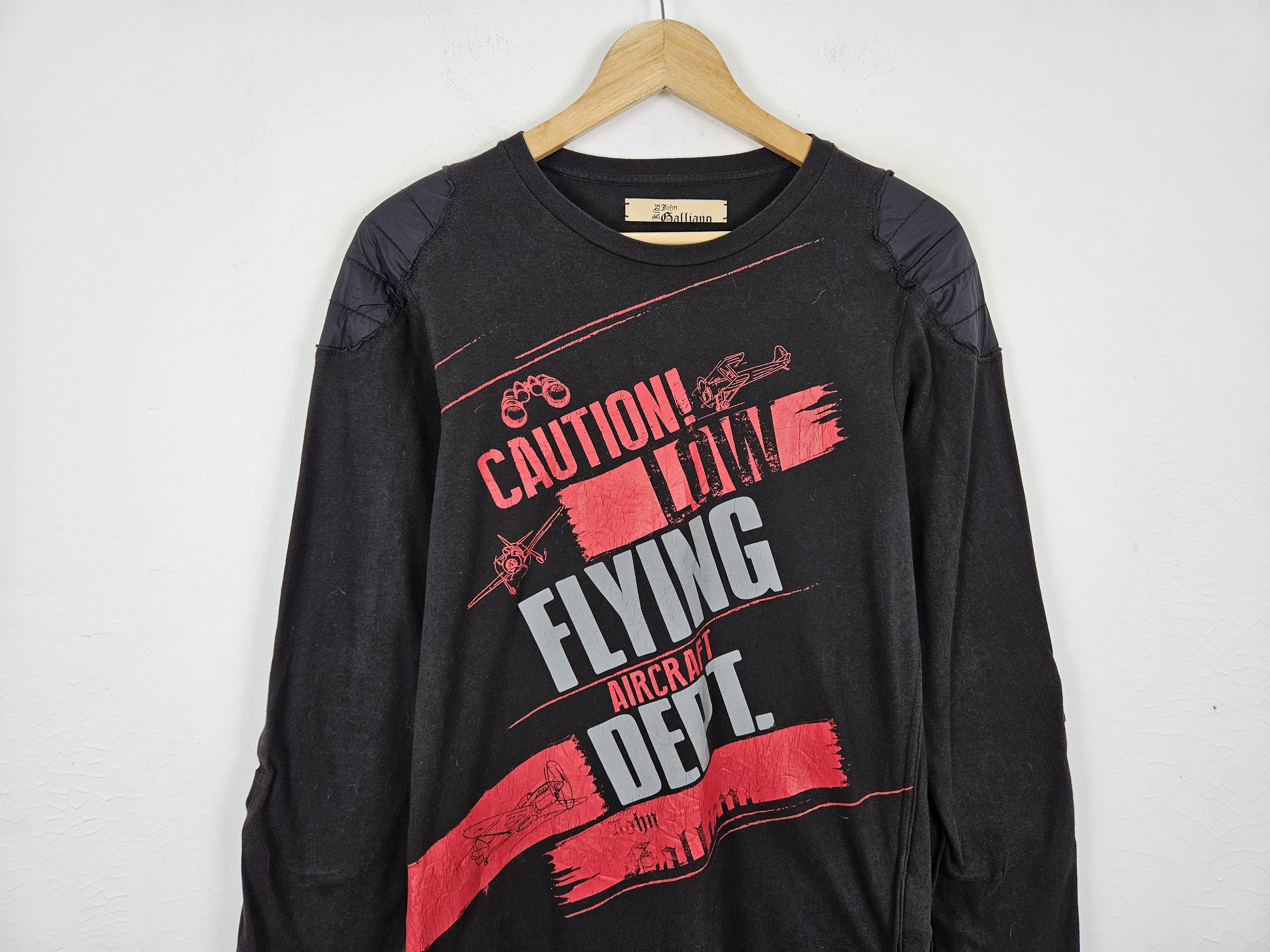 John Galliano Flying Aircraft shirt