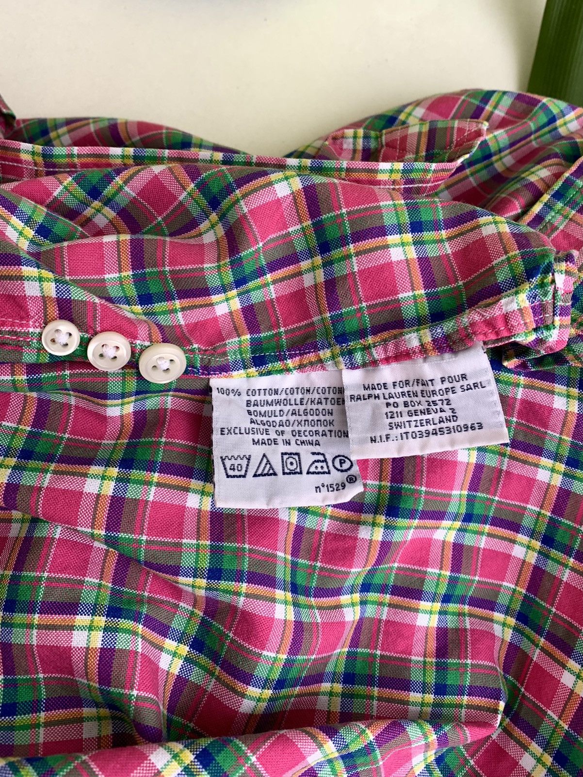 Polo Ralph Lauren × Ralph Lauren × Vintage Polo Ralph Lauren Vintage Long Sleeve Shirt Size S Size US S / EU 44-46 / 1 - 6 Thumbnail