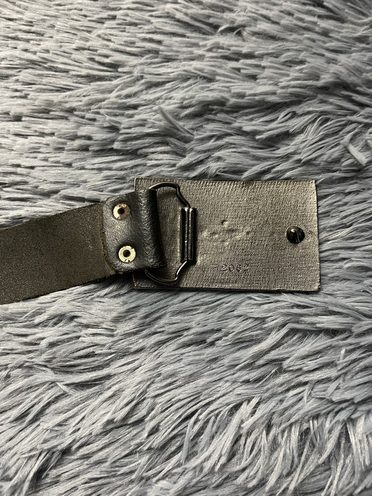 Cowboy Equipment × Genuine Leather × Vintage Vintage 90s biker motorcycle logo real leather belt Size 32 - 6 Thumbnail