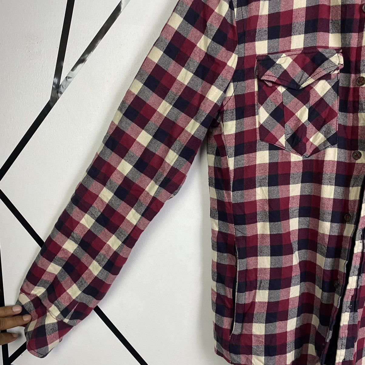 Japanese Brand × Vintage Steals 🔥Vintge Japan Checked Board Flannel Jacket Size US S / EU 44-46 / 1 - 7 Thumbnail