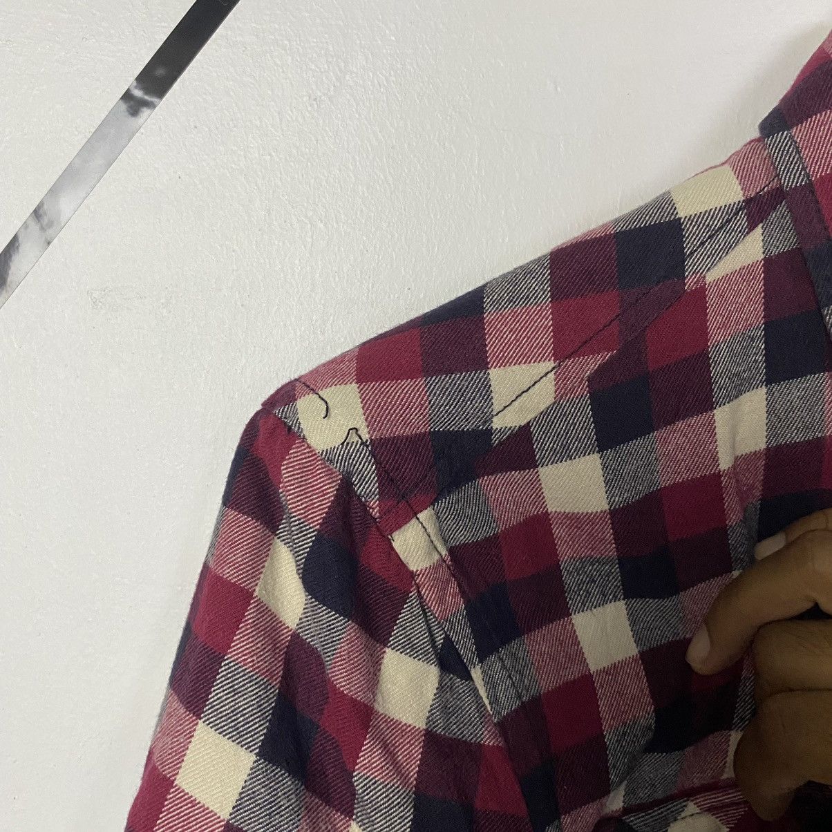 Japanese Brand × Vintage Steals 🔥Vintge Japan Checked Board Flannel Jacket Size US S / EU 44-46 / 1 - 12 Thumbnail
