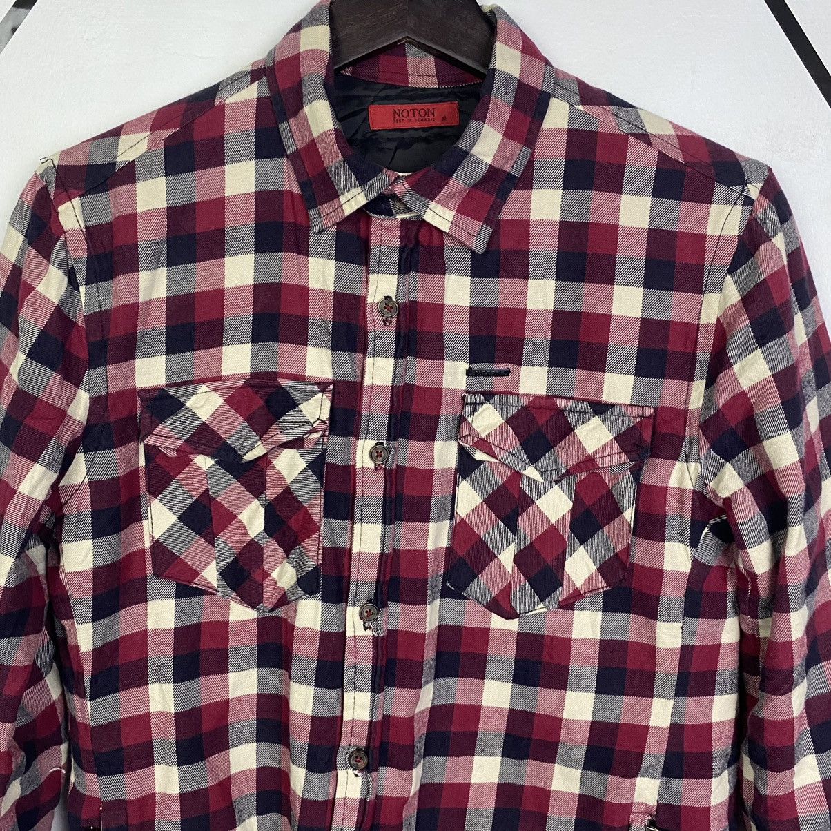Japanese Brand × Vintage Steals 🔥Vintge Japan Checked Board Flannel Jacket Size US S / EU 44-46 / 1 - 2 Thumbnail