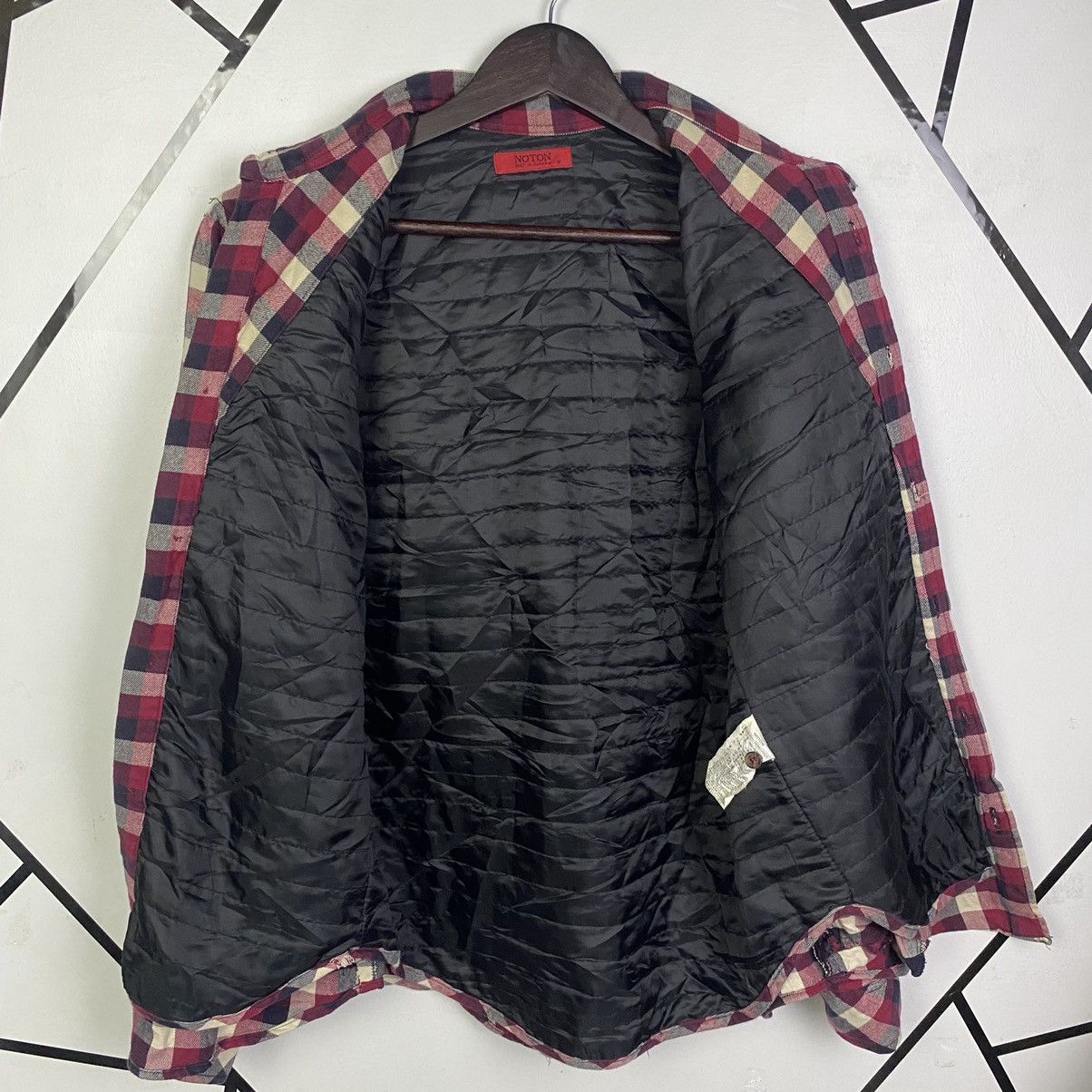 Japanese Brand × Vintage Steals 🔥Vintge Japan Checked Board Flannel Jacket Size US S / EU 44-46 / 1 - 9 Thumbnail