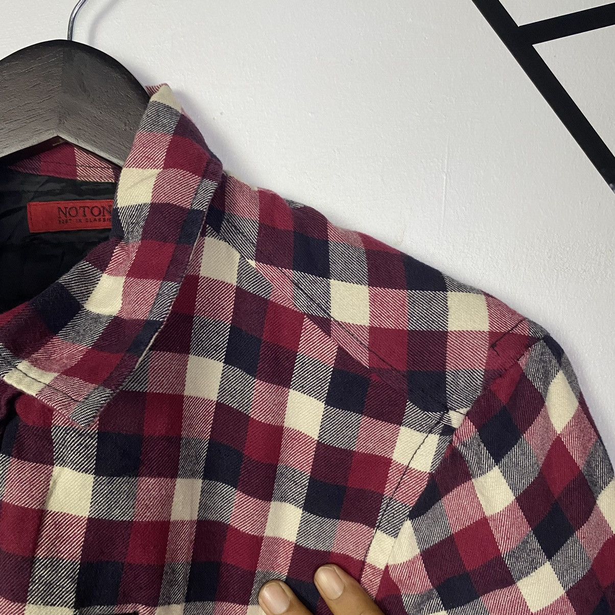 Japanese Brand × Vintage Steals 🔥Vintge Japan Checked Board Flannel Jacket Size US S / EU 44-46 / 1 - 13 Thumbnail