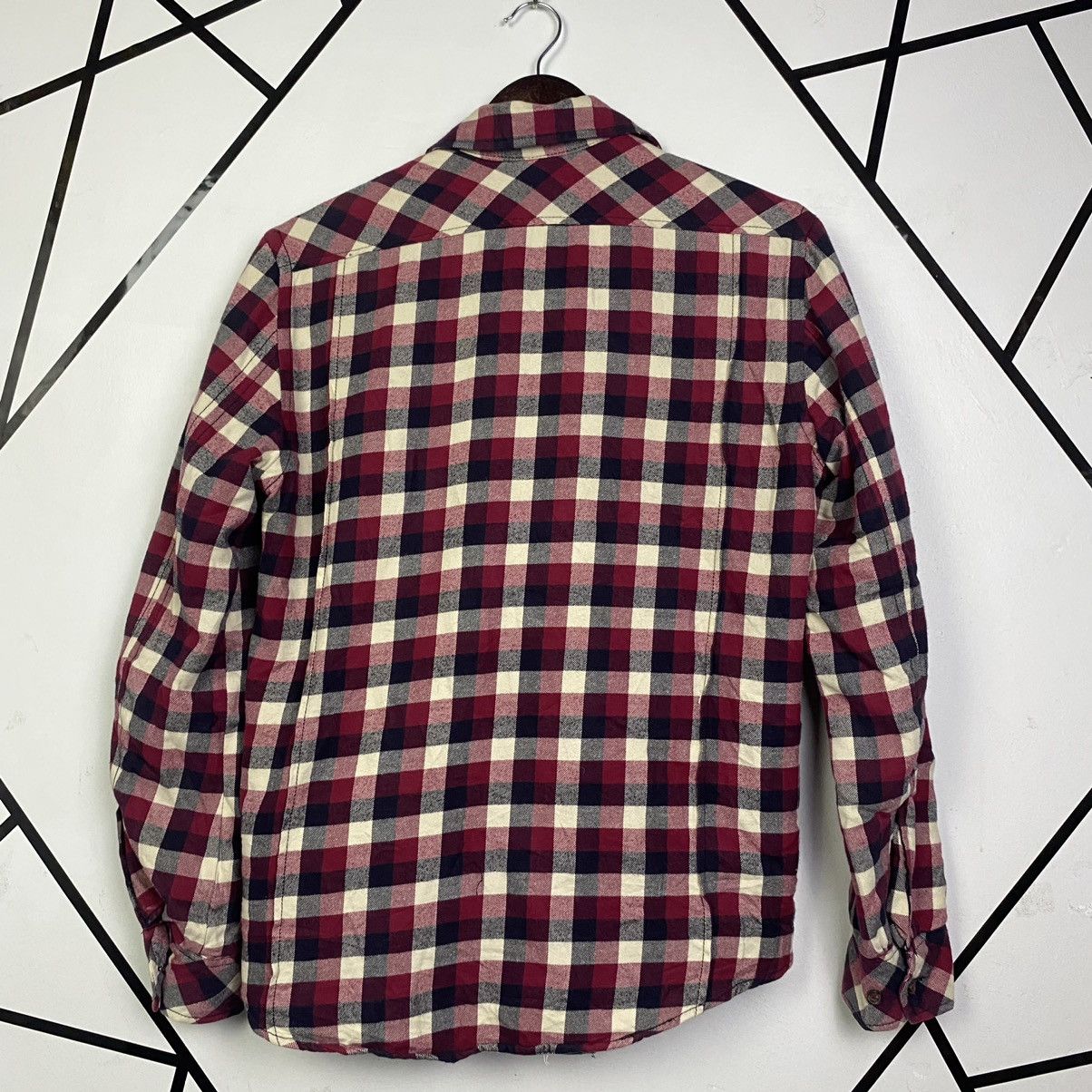 Japanese Brand × Vintage Steals 🔥Vintge Japan Checked Board Flannel Jacket Size US S / EU 44-46 / 1 - 3 Thumbnail