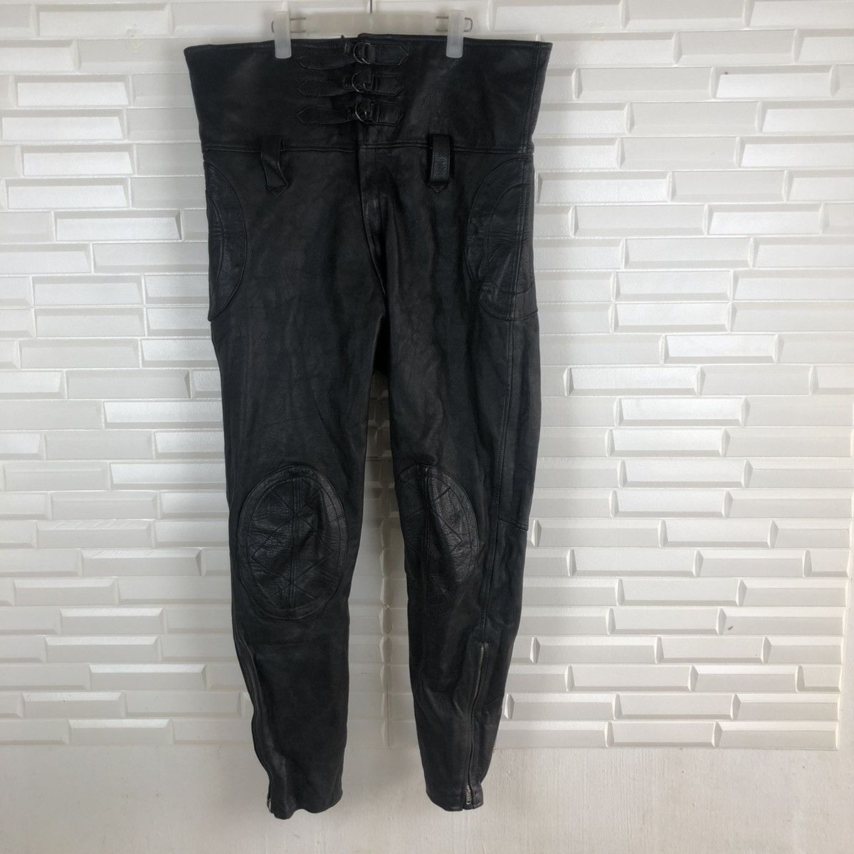 Japanese Brand ✈️🔥NANKAI RACING FULL LEATHER PANTS RARE🔥✈️ Size US 40 / EU 56 - 1 Thumbnail