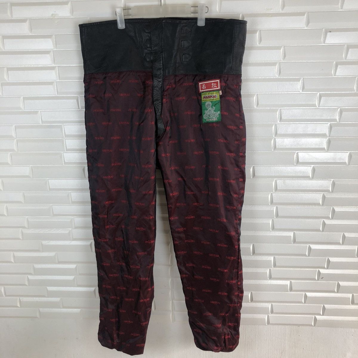 Japanese Brand ✈️🔥NANKAI RACING FULL LEATHER PANTS RARE🔥✈️ Size US 40 / EU 56 - 7 Thumbnail