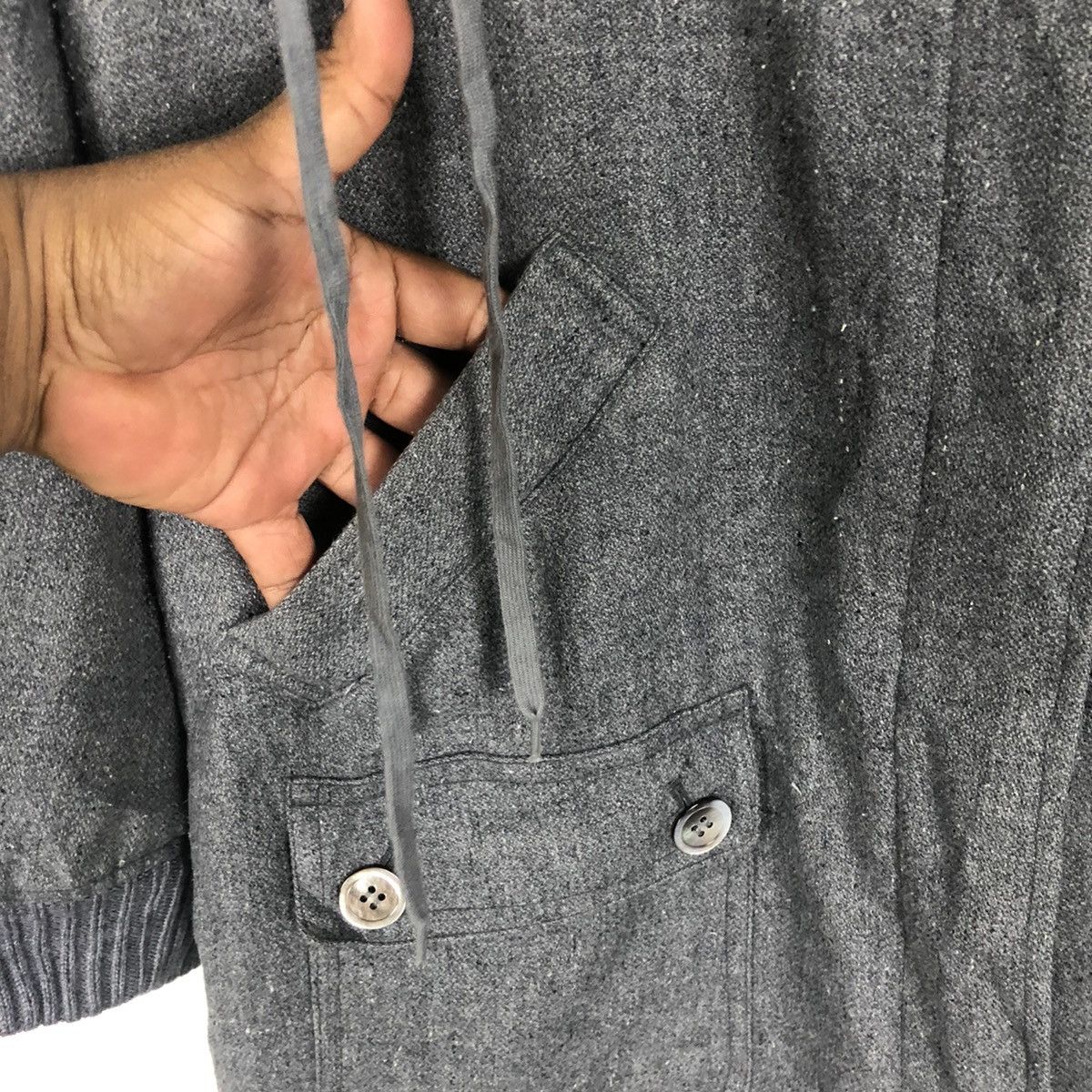 Issey Miyake ✈️🔥MERCIBEUCOUP BY ISSEY MIYAKE HEAVY HOODIE JACKET🔥✈️ Size US L / EU 52-54 / 3 - 4 Thumbnail