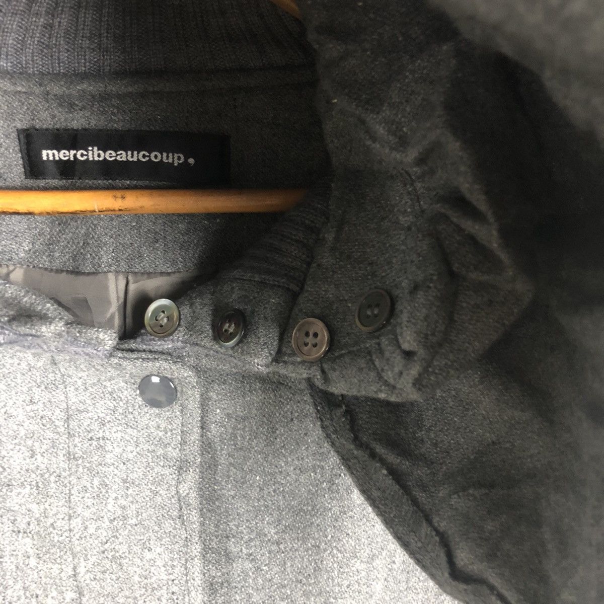 Issey Miyake ✈️🔥MERCIBEUCOUP BY ISSEY MIYAKE HEAVY HOODIE JACKET🔥✈️ Size US L / EU 52-54 / 3 - 9 Thumbnail
