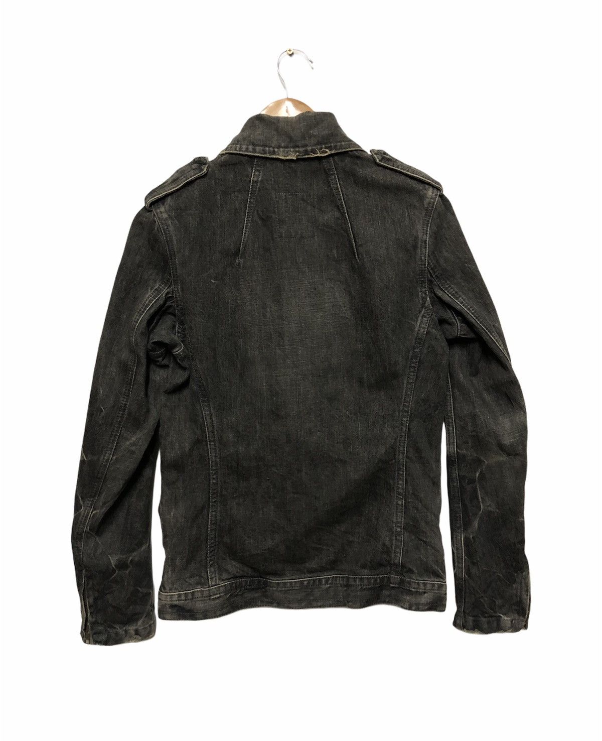 Hysteric Glamour HYSTERIC GLAMOUR DENIM DOUBLE COLLAR JACKET Size US S / EU 44-46 / 1 - 6 Thumbnail