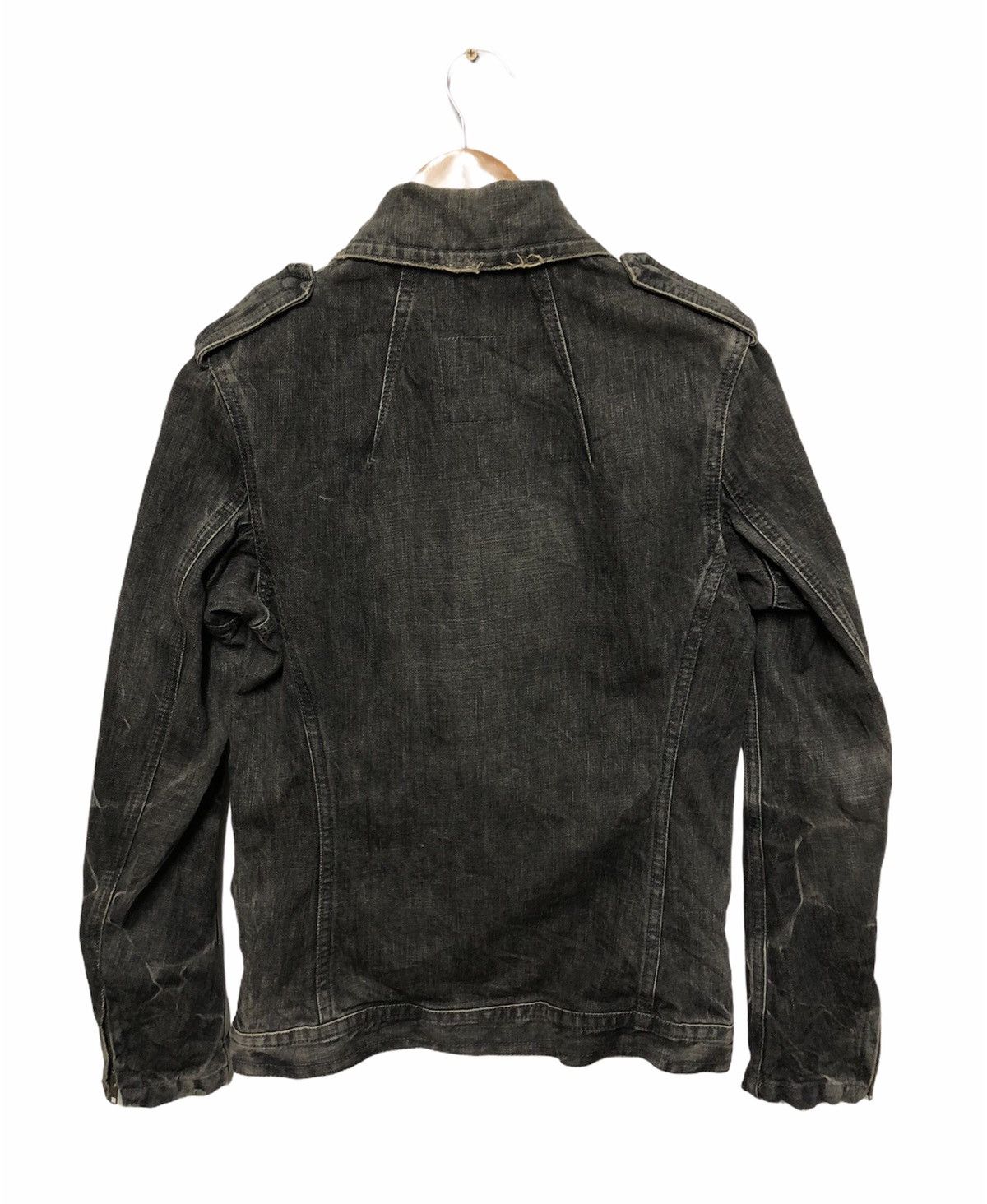 Hysteric Glamour HYSTERIC GLAMOUR DENIM DOUBLE COLLAR JACKET Size US S / EU 44-46 / 1 - 7 Thumbnail