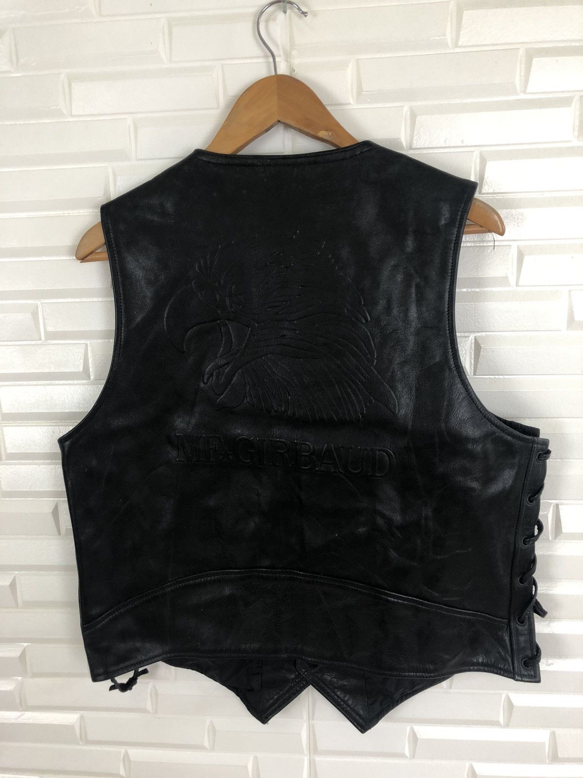 Harley Davidson HARLEY DAVIDSON LEATHER VEST Size US M / EU 48-50 / 2 - 10 Thumbnail