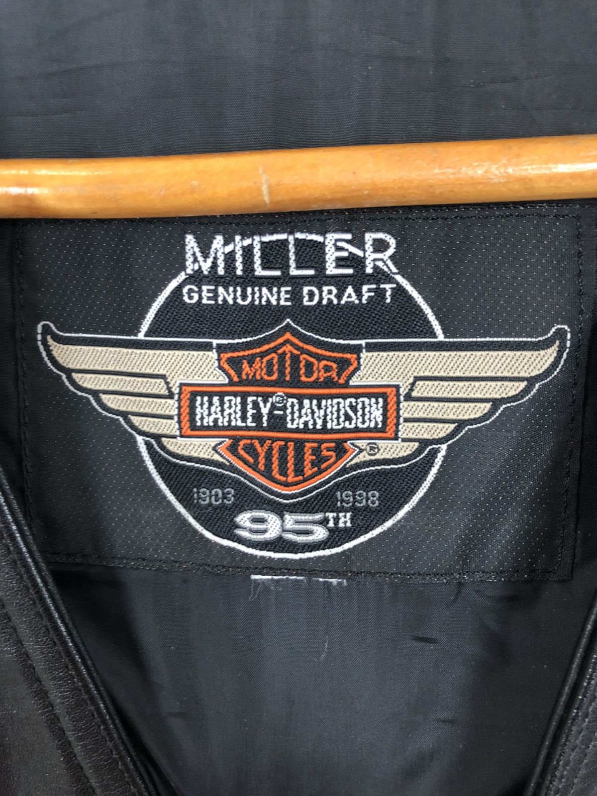 Harley Davidson HARLEY DAVIDSON LEATHER VEST Size US M / EU 48-50 / 2 - 7 Thumbnail