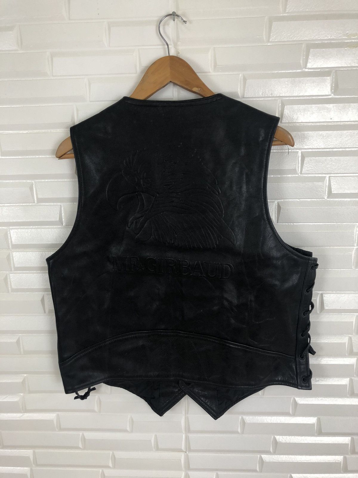 Harley Davidson HARLEY DAVIDSON LEATHER VEST Size US M / EU 48-50 / 2 - 9 Thumbnail