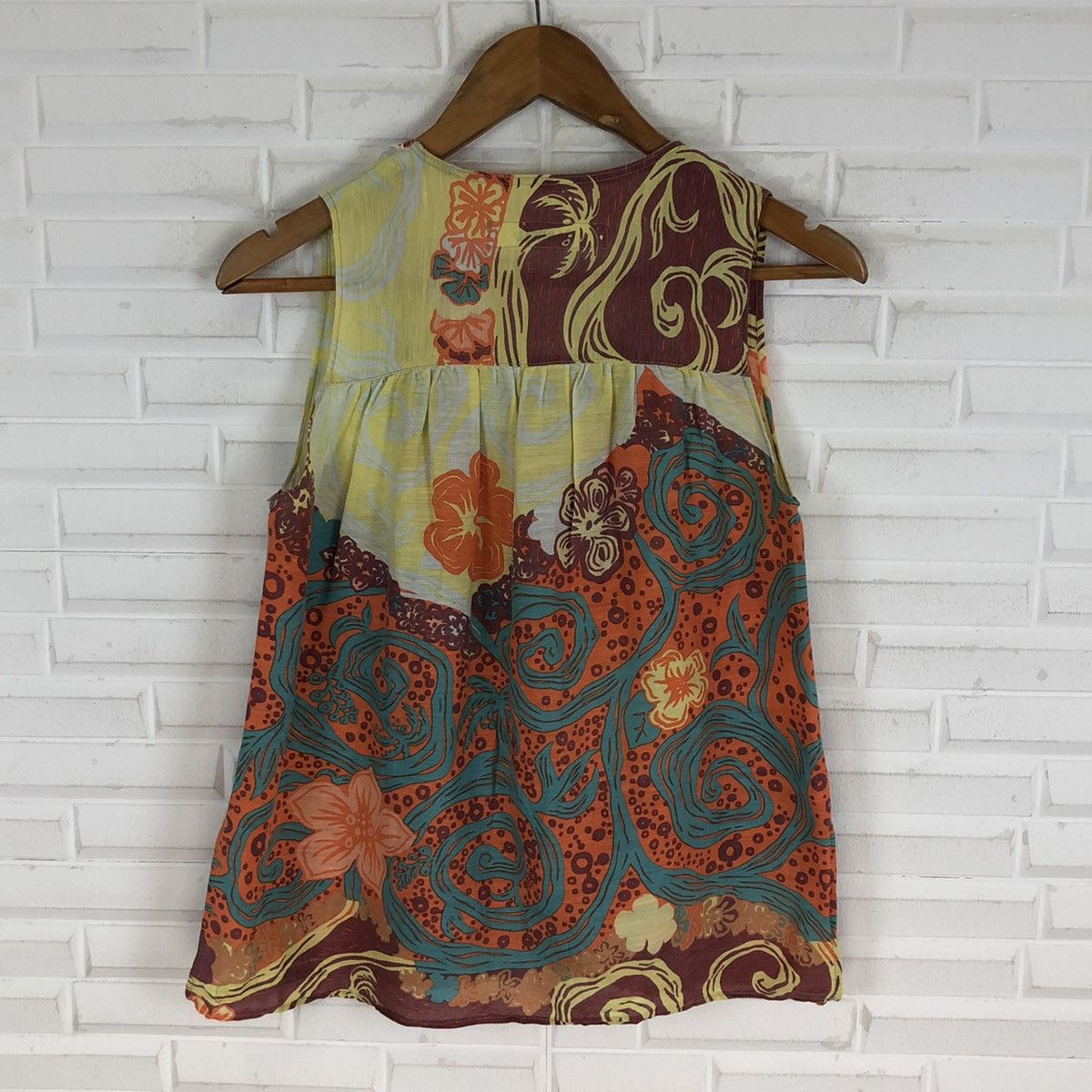 Kapital × Vintage KAPITAL TANKTOP FLORAL NICE DESIGN Size US S / EU 44-46 / 1 - 7 Thumbnail