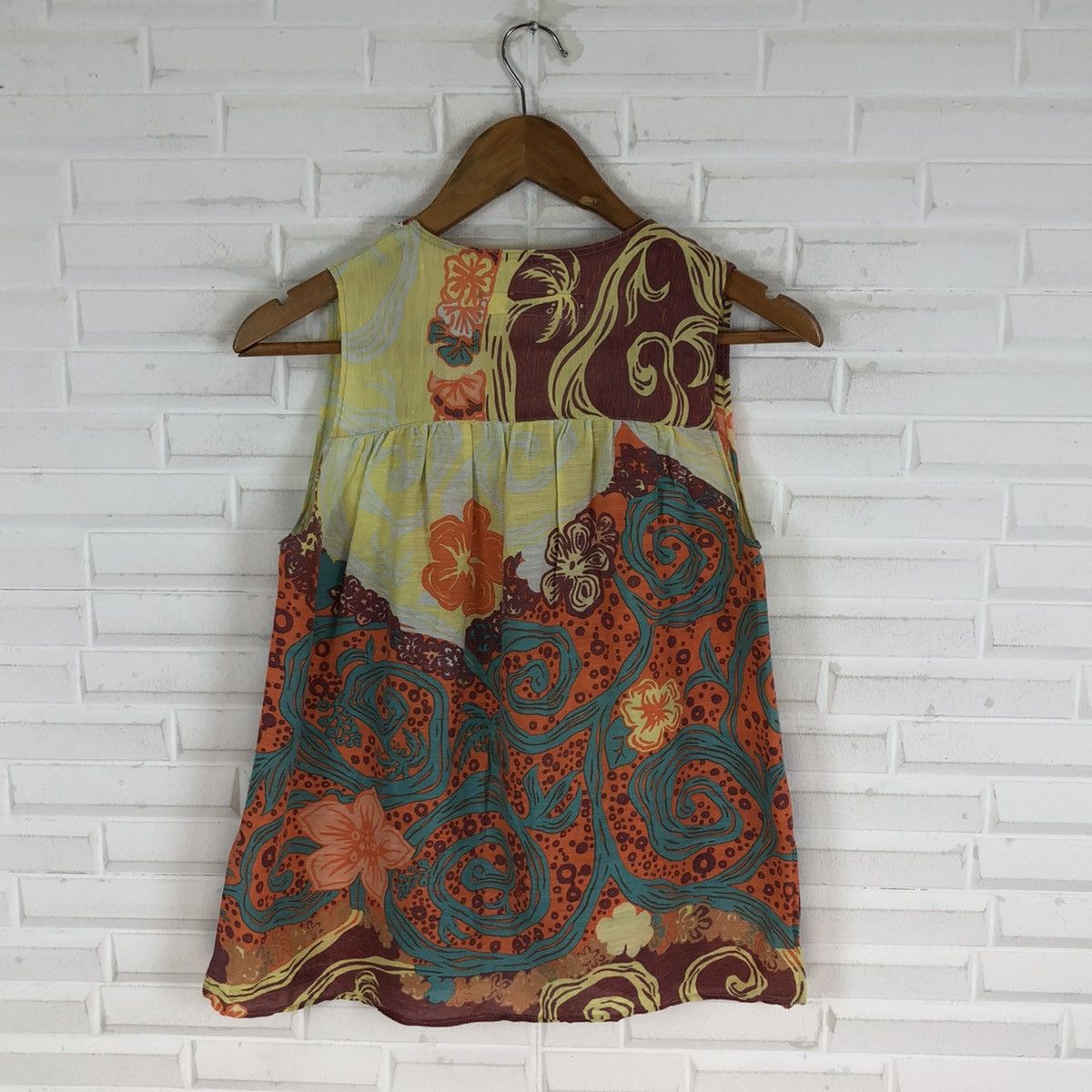 Kapital × Vintage KAPITAL TANKTOP FLORAL NICE DESIGN Size US S / EU 44-46 / 1 - 6 Thumbnail