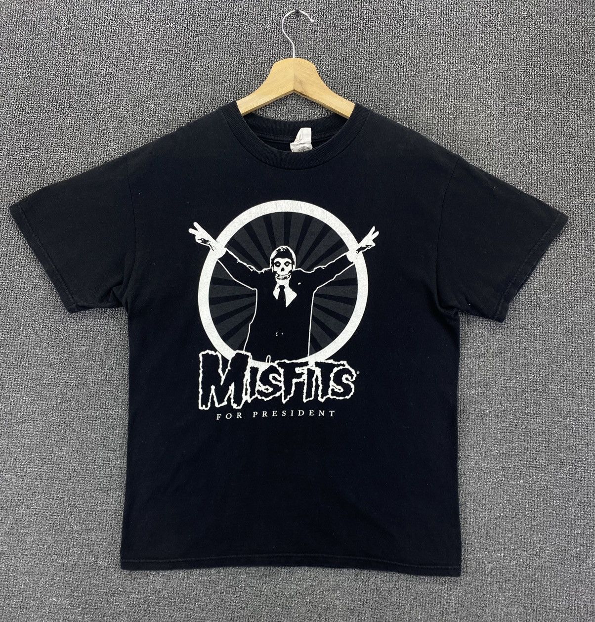 Band Tees Vintage Misfits Punk For President Rock Band Tees T Shirts Size US M / EU 48-50 / 2 - 1 Thumbnail