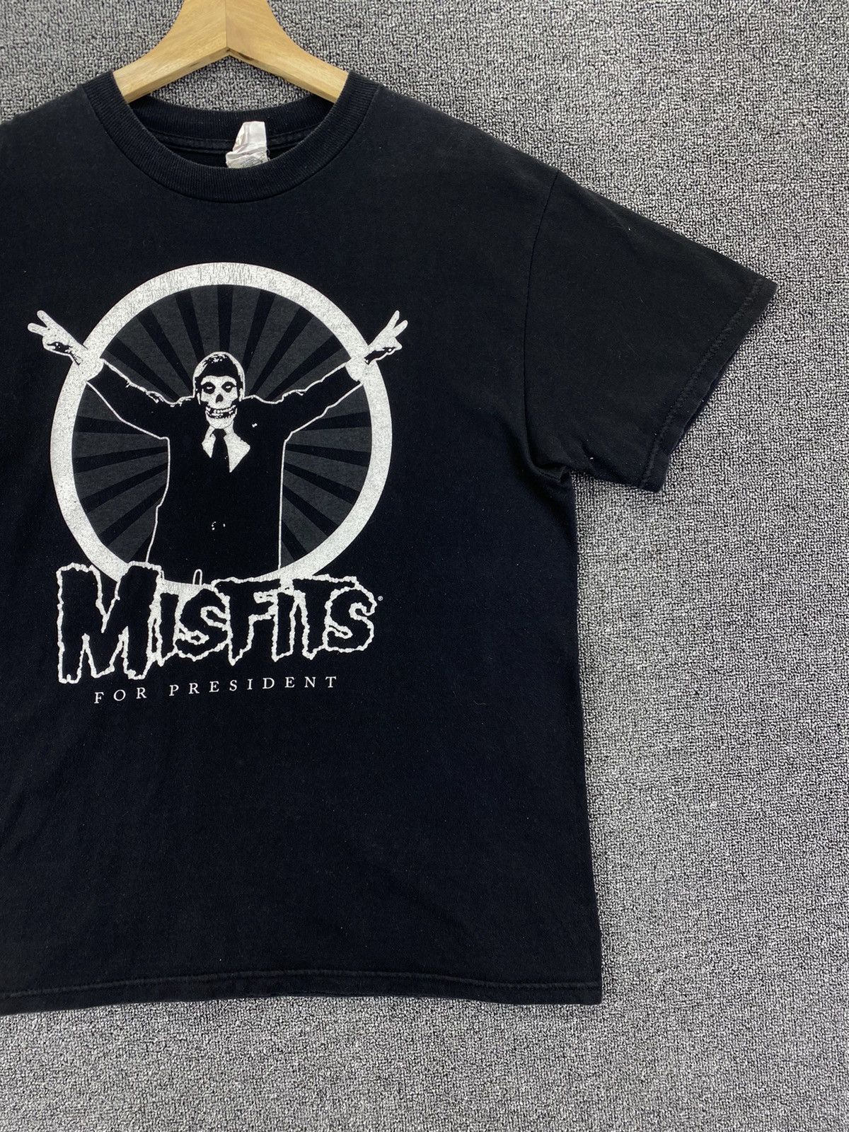 Band Tees Vintage Misfits Punk For President Rock Band Tees T Shirts Size US M / EU 48-50 / 2 - 4 Thumbnail