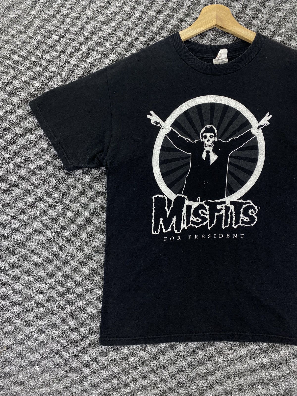 Band Tees Vintage Misfits Punk For President Rock Band Tees T Shirts Size US M / EU 48-50 / 2 - 3 Thumbnail